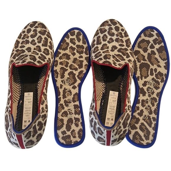 Rothy'sBrown Animal Pring Round Toe Slip On Flats Size 7 - Picture 7 of 7